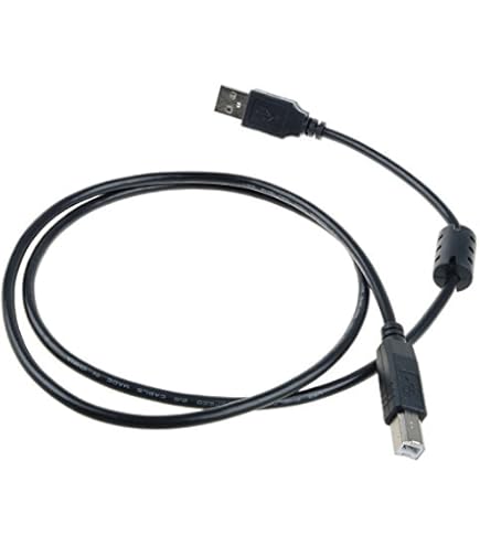 Amazon.com: (6ft) USB Cable Cord Lead Sync Black Wire Compatible